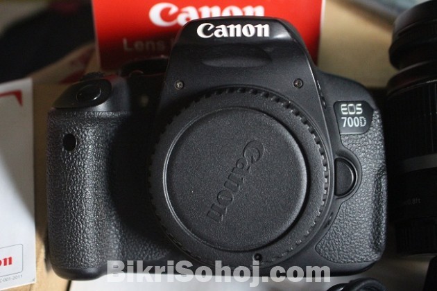 Canon 700D+ 55-250 lesn full boxed